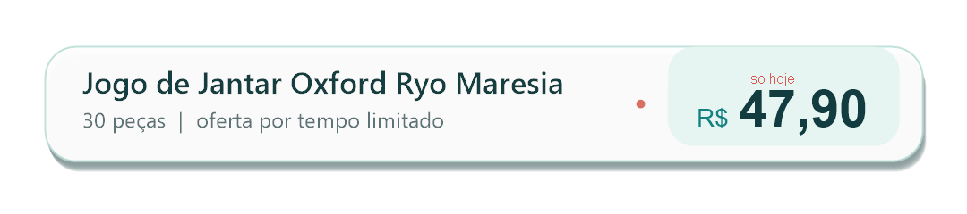 Jogo de Jantar Oxford Ryo Maresia 30 pecas